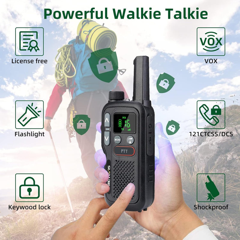 Retevis Long-Range Walkie Talkie – Clear & Reliable Communication