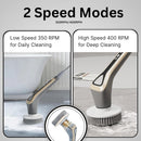 Cordless Electric Spin Scrubber – Waterproof Power Scrubber Beush with 2600mAh Battery