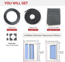 Magnetic Window Screen - Adjustable Fly Screen for Windows