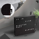 LED Word Clock – Stylish Modern Plug In Desk/Wall Clock