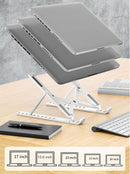 Foldable Laptop Stand – Lightweight 10 Angle Adjustable