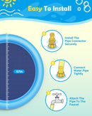 Anti-Slip Dog Pool - Dog Sprinkler and Fountain Toy for Summer