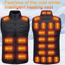 USB Heated Gilet – Rechargeable Winter Jacket with 4 Heat Settings and 28 Heating Zones
