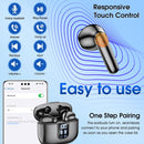Wireless Earbuds with 6 Mics – Bluetooth Earphones with Active Noise Cancelling and Clear Sound