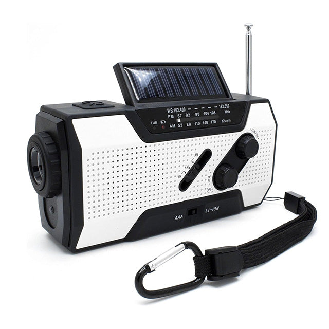 Solar Hand Crank Emergency Radio – AM/FM & Flashlight
