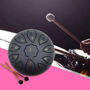 Steel Tonque Drum 6 Inch – 11-Tone Handpan Percussion Instrument for Meditation
