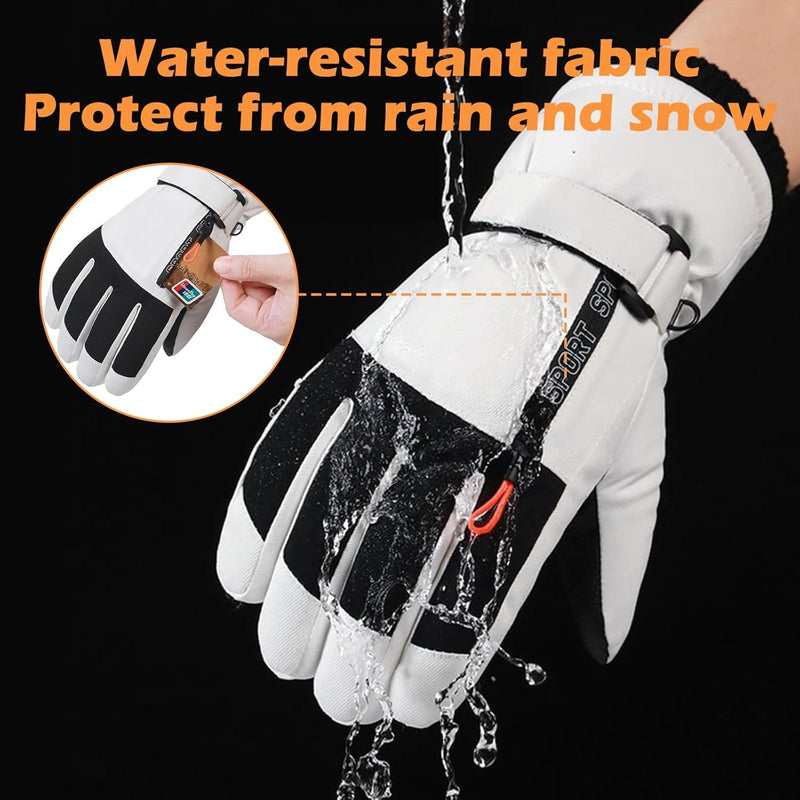 Premium Winter Ski Gloves – Warm Waterproof & Touchscreen-Compatible Snow Gloves