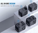 Universal Travel Adapter 35W With 2 USB A and 3 USB C
