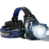 Professional Rechargeable Headlamp - Waterproof Headlight with 4 Modes