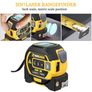 3-in-1 Laser Tape Measure – 60m Laser Rangefinder