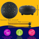 Steel Tonque Drum 6 Inch – 11-Tone Handpan Percussion Instrument for Meditation