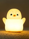 Penguin Night Light – Rechargeable Silicone Lamp with Timer & Dimming