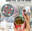 Beer & Soda Can Opener – Manual Top Cutter for Kitchen Bar & Portable Use