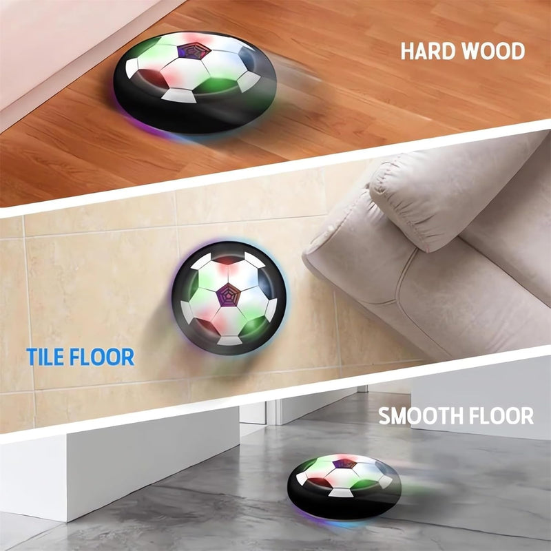 Rechargeable Active Gliding Disc Dog Toy – Interactive Hover Football Ball with Cool Lights & Music