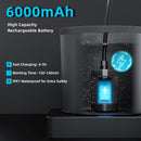 Rechargeable Camping Shower – 20L Bucket 6000mAh Battery & Digital Display