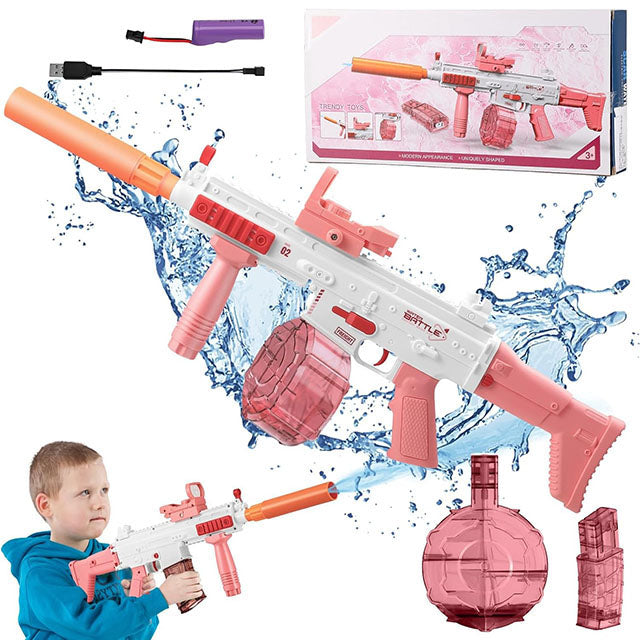 Electric Water Gun – High-Powered Soaker for Adults & Kids