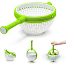 2-in-1 Collapsible Salad Spinner & Colander – Easy to Use Smart Design