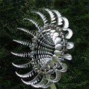 Metal Garden Windmill Spinner – Kinetic Yard Art for Outdoor Lawn & Patio Decor