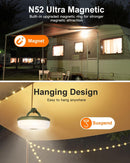 4-in-1 Portable Camping Light – Retractable Waterproof and Dual Lights – 10 Meter