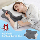 Ergonomic Memory Foam Neck Pillow – Pain Relief for Side Back & Stomach Sleepers
