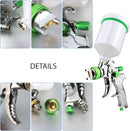 Professional Air Paint Spray Gun – 3 Nozzles & 600cc Cup - Ideal for Car Repairs & Furniture Painting