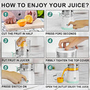 Portable Electric Juicer – Rechargeable & Easy to Clean