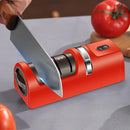 Electric Knife Sharpener – Rechargeable Portable Sharpening Tool with Whetstone