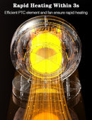 Portable Ceramic Space Heater – 220V Quiet Energy-Efficient Mini Fan Heater