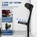 Lightweight Folding Forearm Crutches – Height Adjustable with Ergonomic Handle & Non-Slip Base
