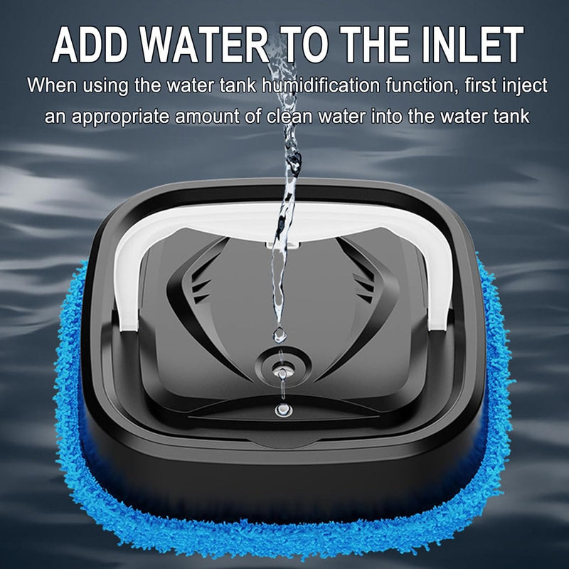 Smart Robot Mop – Automatic Rechargeable Vacuum Wet & Dry Floor Cleaner