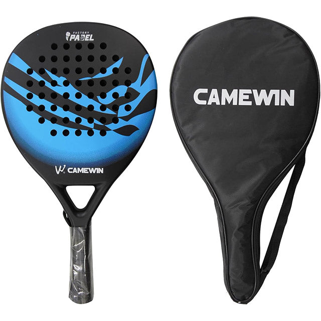 Carbon Fibre Paddle Tennis Racket – Pro Padel with Cover Bag