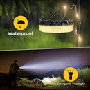 4-in-1 Portable Camping Light – Retractable Waterproof and Dual Lights – 10 Meter