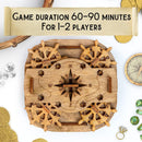 Davy Jones Locker Clue Box – 3D Wooden Puzzle Escape Room Brain Teaser