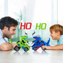 Dino Transformer Car – Light-Up & Sound Dinosaur Toy for Kids