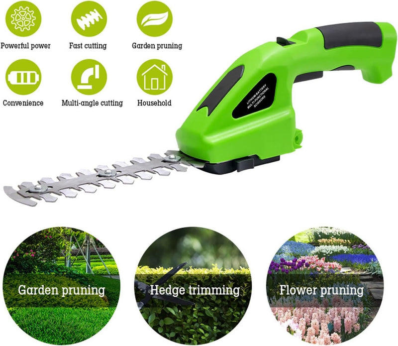 Rechargeable Electric Hedge Trimmer – Cordless Electric Scissors