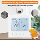 Smart WiFi Thermostat – 16A Touchscreen Controller for Floor Heating Works with App Control