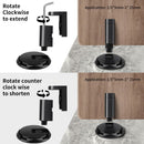 Heavy Duty Door Stopper – Windproof No Drill with Screws & Adhesive