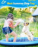 Anti-Slip Dog Pool - Dog Sprinkler and Fountain Toy for Summer