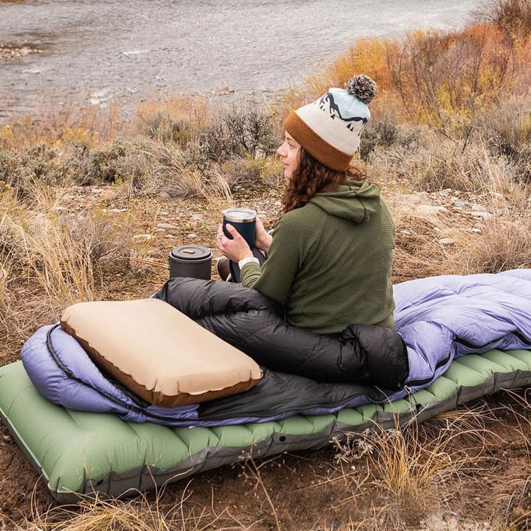 Ultralight Camping Air Mattress – Inflatable Sleeping Pad with Pump