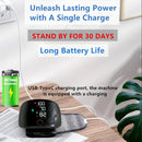 Rechargeable Wrist Blood Pressure Monitor – Digital BP Meter with Smart Touch LED Display