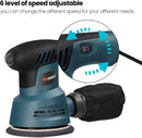 300W Orbital Sander – 6-Speed with Dust Box 125mm for Sanding & Polishing