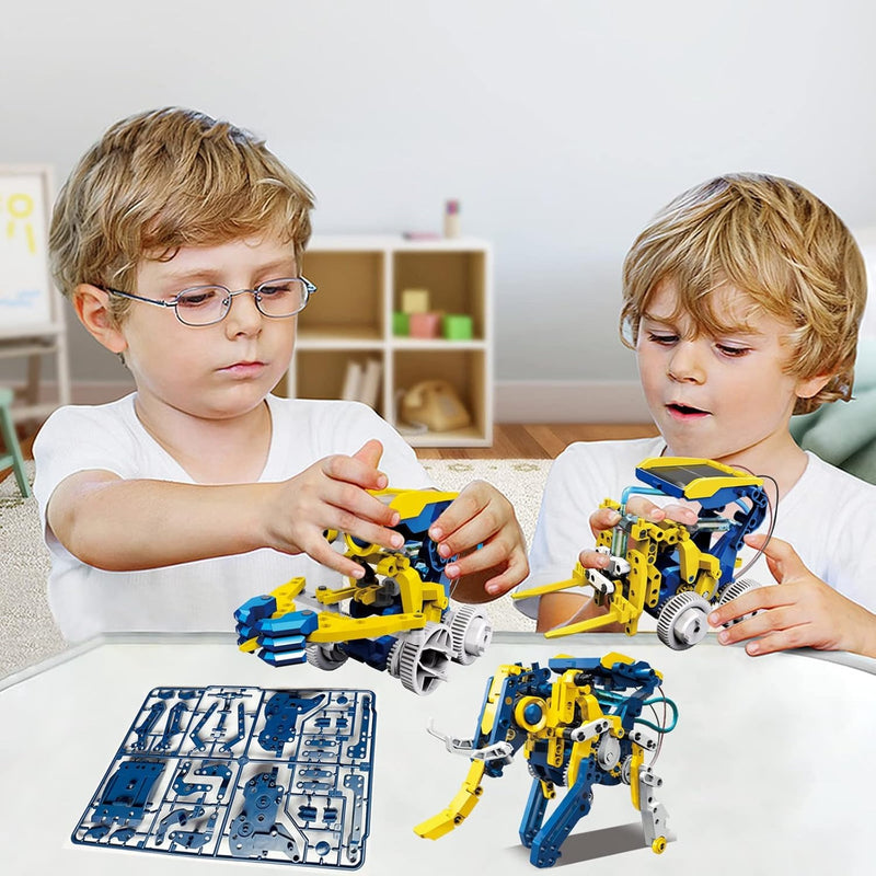 11-in-1 Solar Robot Kit – STEM Educational DIY Building Toys for Kids