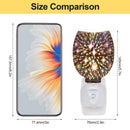 3D Glass Electric Wax Melt Burner – Aromatherapy Wax Melting Lamp & Oil Diffuser