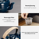 Japanese Style Ceramic Handle Tea Set