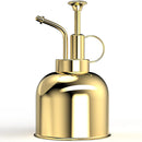 Stainless Steel Plant Sprayer –300ml Manual Pressure Watering Can Mist Bottle