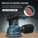 300W Orbital Sander – 6-Speed with Dust Box 125mm for Sanding & Polishing