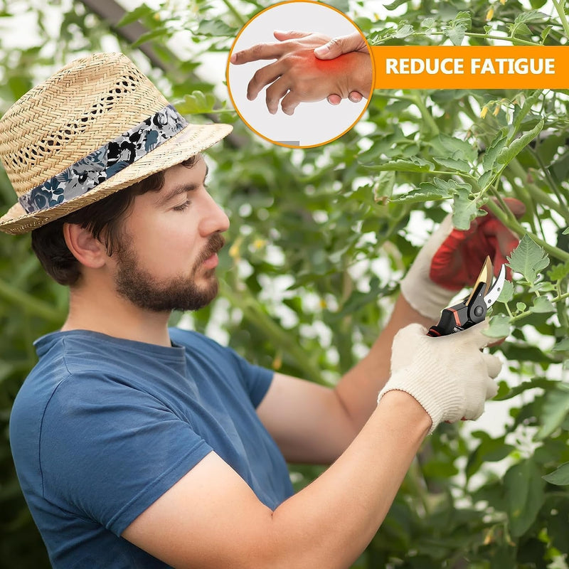 Professional Garden Secateurs – Bypass Pruning Shears for Branches Hedges & Flowers