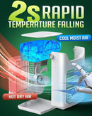 Portable Air Conditioner Fan – 3 Speeds & Colorful LED Lights