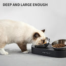Dog & Cat Bowl with Elevated Stand - Stainless Steel & Easy to Clean