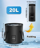 Rechargeable Camping Shower – 20L Bucket 6000mAh Battery & Digital Display